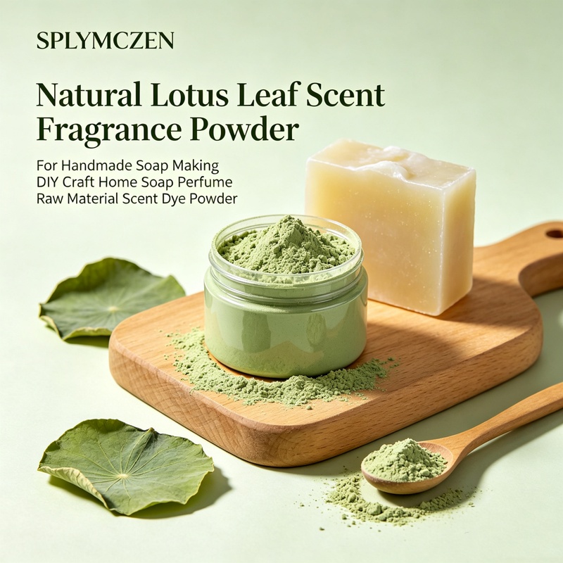 Home Fragrance Scented Candle - SPLYMCZEN Lotusblatt-Duftpulver, Natürliches Duftpulver, DIY Handgemachte