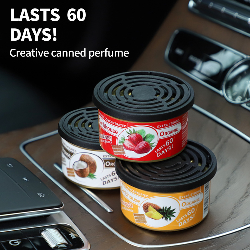 Home Fragrance Organic - Auto-Lufterfrischer, Kaugummi-Duft, organische Dosen, Geruchsbeseitiger, unverzichtbarer,