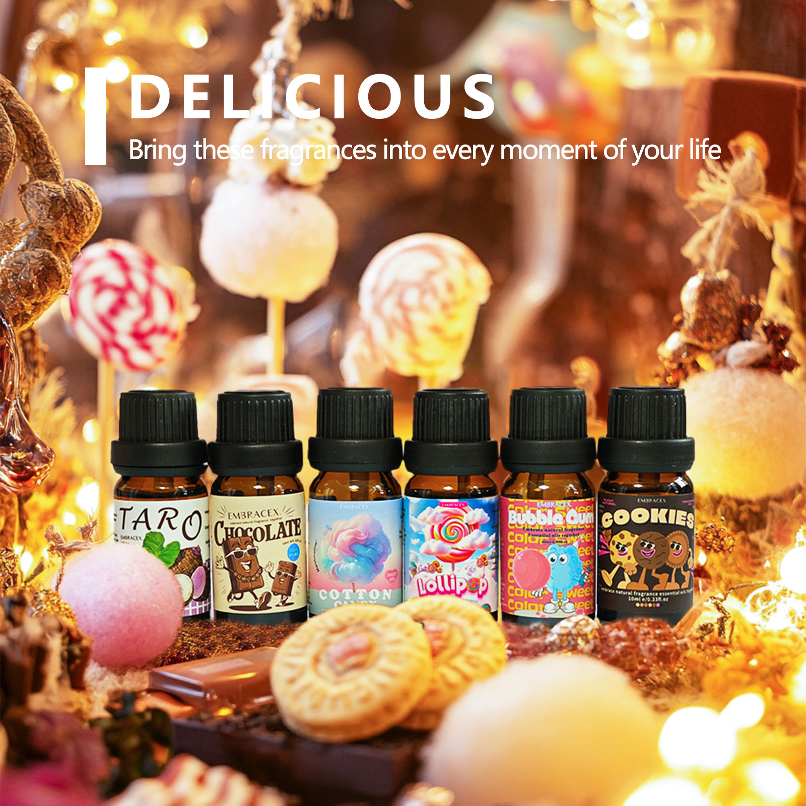 6 Stück/1 Set Köstliche Duftöl – Home Fragrance Oils For Diffusers Bewertung und Preis