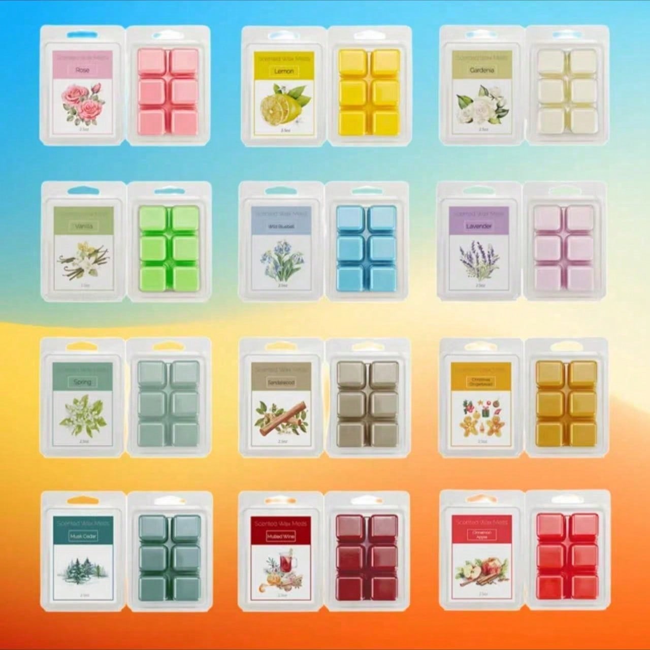 Duftende Wachsschmelzset, 8 Ve – Home Fragrance Vanilla Scented Candle Bewertung und Preis