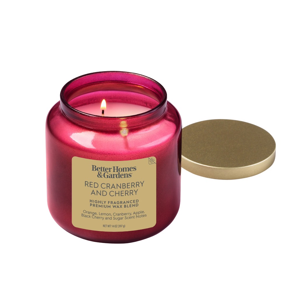 Rote Glas-Kerze mit Golddeckel – Home Fragrance Jar Bewertung und Preis
