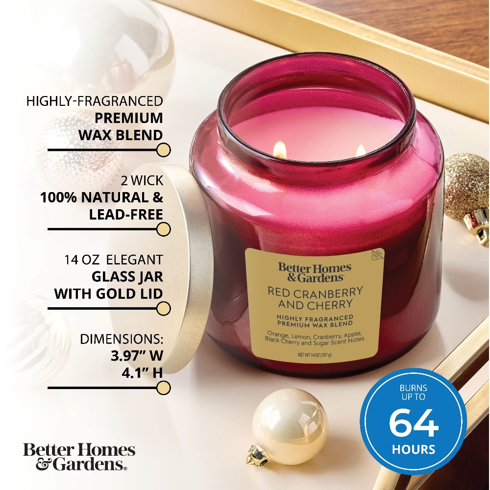 Rote Glas-Kerze mit Golddeckel – Home Fragrance Jar Bewertung und Preis