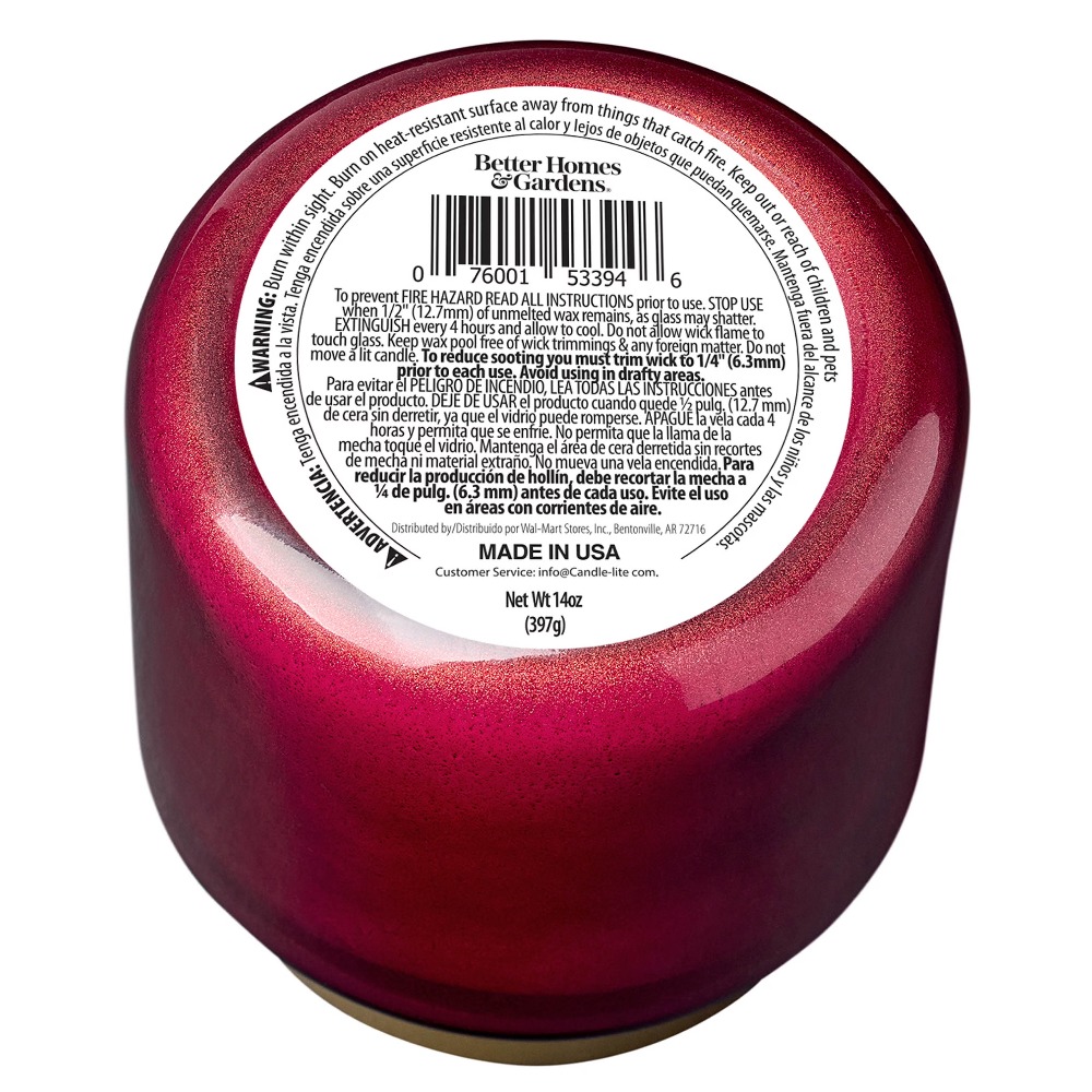 Rote Glas-Kerze mit Golddeckel – Home Fragrance Jar Bewertung und Preis